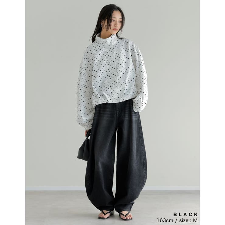 [DENIM COLLECTION][低身長 高身長サイズ有]コットンブレンドバ… | Re:EDIT | 詳細画像28 
