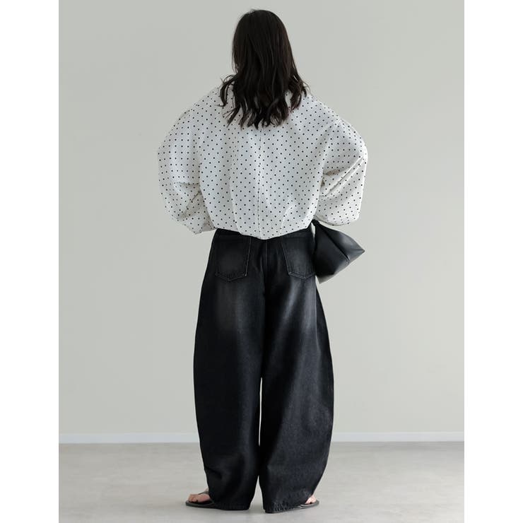 [DENIM COLLECTION][低身長 高身長サイズ有]コットンブレンドバ… | Re:EDIT | 詳細画像30 