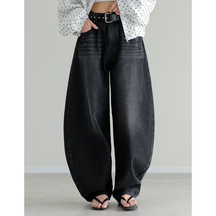 [DENIM COLLECTION][低身長 高身長サイズ有]コットンブレンドバ… | Re:EDIT | 詳細画像31 