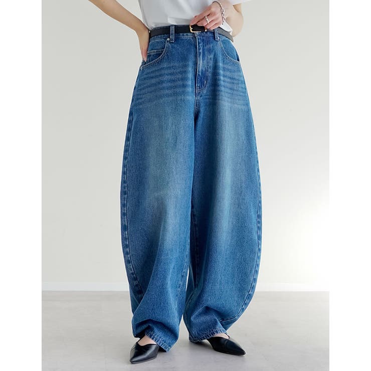 [DENIM COLLECTION][低身長 高身長サイズ有]コットンブレンドバ… | Re:EDIT | 詳細画像35 