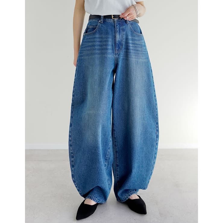 [DENIM COLLECTION][低身長 高身長サイズ有]コットンブレンドバ… | Re:EDIT | 詳細画像37 