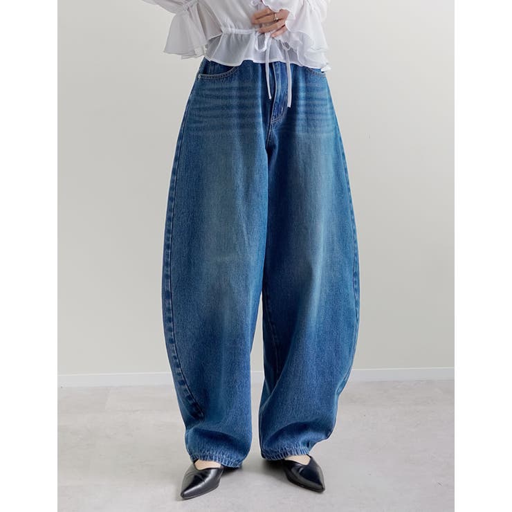 [DENIM COLLECTION][低身長 高身長サイズ有]コットンブレンドバ… | Re:EDIT | 詳細画像39 