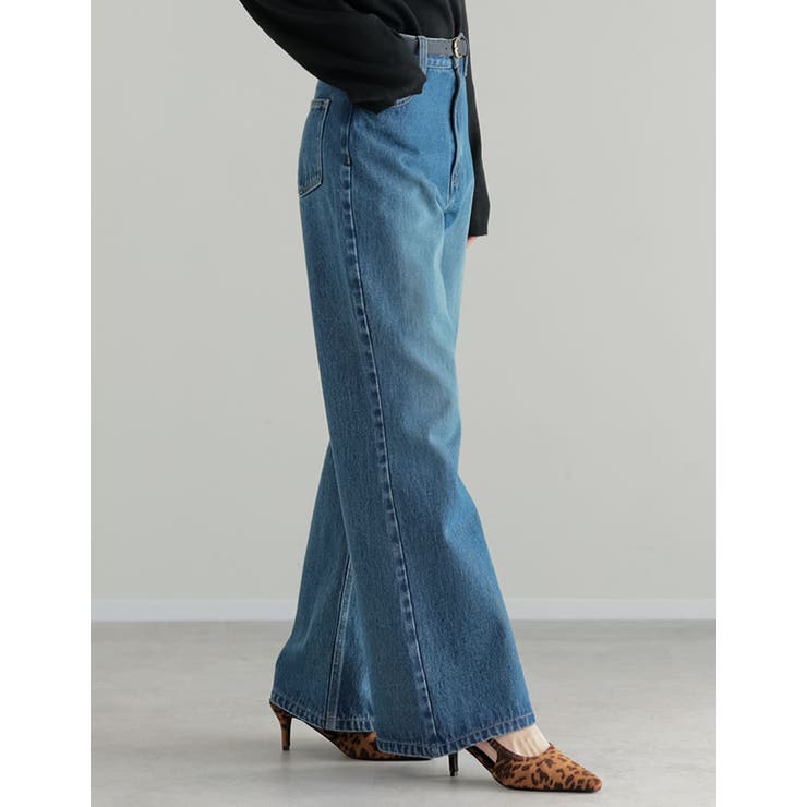 [DENIM COLLECTION][低身長 高身長サイズ有]コットンブレンドセ… | Re:EDIT | 詳細画像12 