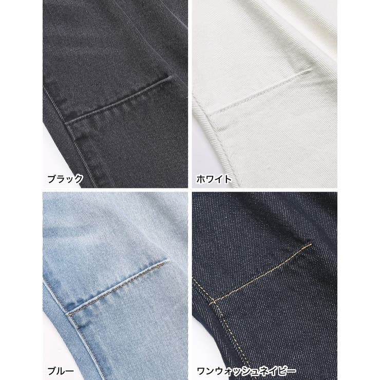 [低身長/高身長サイズ有]2WAYウエスト折り返しコットンデニムカーブパンツ | Re:EDIT | 詳細画像12 