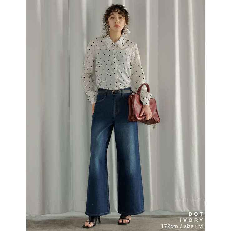 [2026S S COLLECTION]マルチウェイドットor無地リボンタイ付き… | Re:EDIT | 詳細画像12 