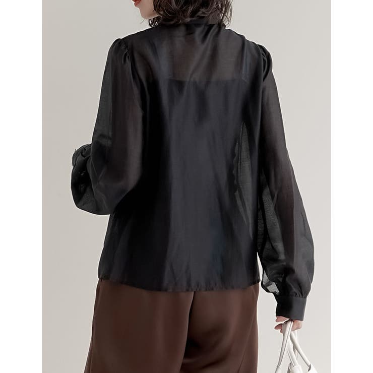 [2026S S COLLECTION]マルチウェイドットor無地リボンタイ付き… | Re:EDIT | 詳細画像15 