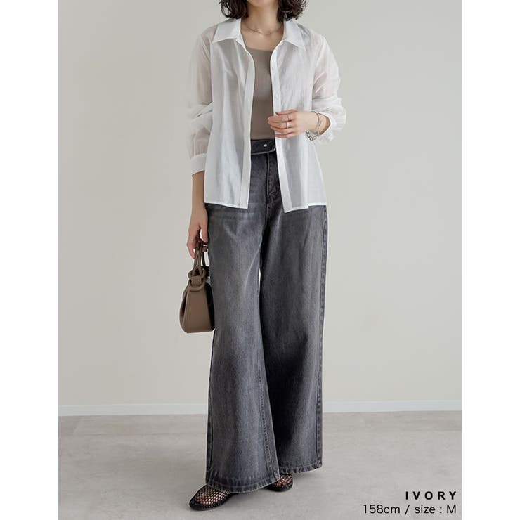 [2026S S COLLECTION]マルチウェイドットor無地リボンタイ付き… | Re:EDIT | 詳細画像16 