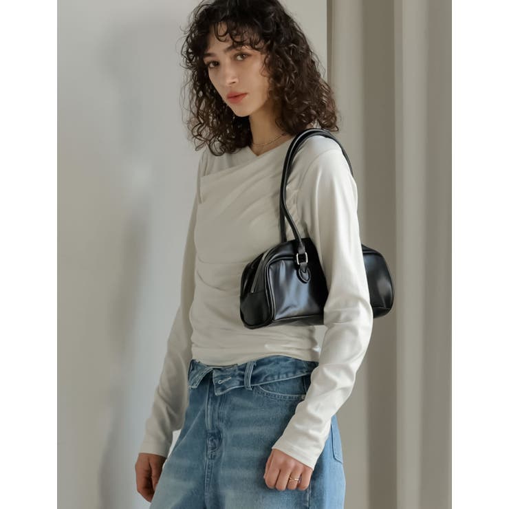 [2026S S COLLECTION]アンチピリングカシュクールドレープトップ… | Re:EDIT | 詳細画像26 