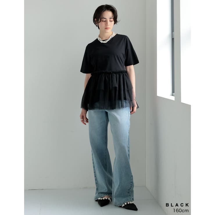 [MEISM by Re:EDIT]ポインテッドトゥパールモチーフフラットミュー… | Re:EDIT | 詳細画像6 