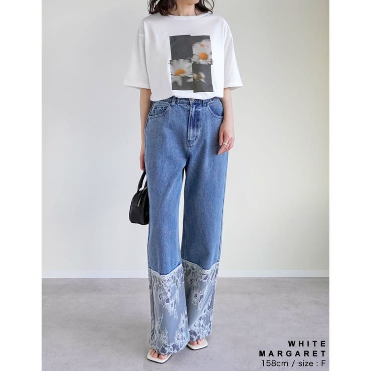 [UVカット][接触冷感]フラワーフォトＴシャツ | Re:EDIT | 詳細画像17 