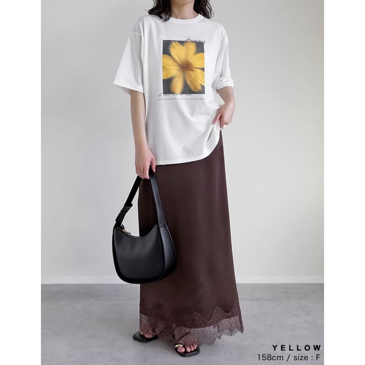 [UVカット][接触冷感]フラワーフォトＴシャツ | Re:EDIT | 詳細画像10 