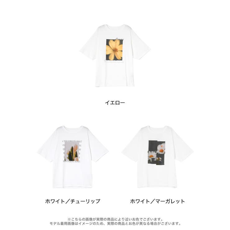 [UVカット][接触冷感]フラワーフォトＴシャツ | Re:EDIT | 詳細画像18 