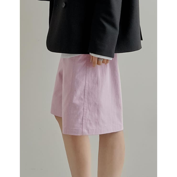 [2026S/S COLLECTION]コットン混デニムハーフパンツ | Re:EDIT | 詳細画像11 