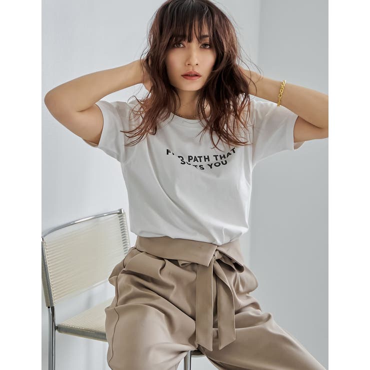 [UVカット][接触冷感]スローガンロゴTシャツ | Re:EDIT | 詳細画像4 