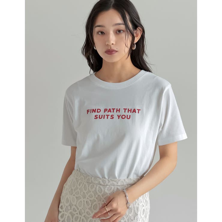 [UVカット][接触冷感]スローガンロゴTシャツ | Re:EDIT | 詳細画像33 