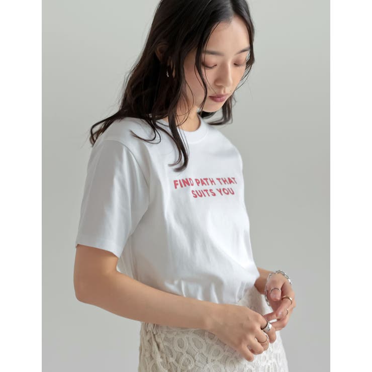 [UVカット][接触冷感]スローガンロゴTシャツ | Re:EDIT | 詳細画像35 