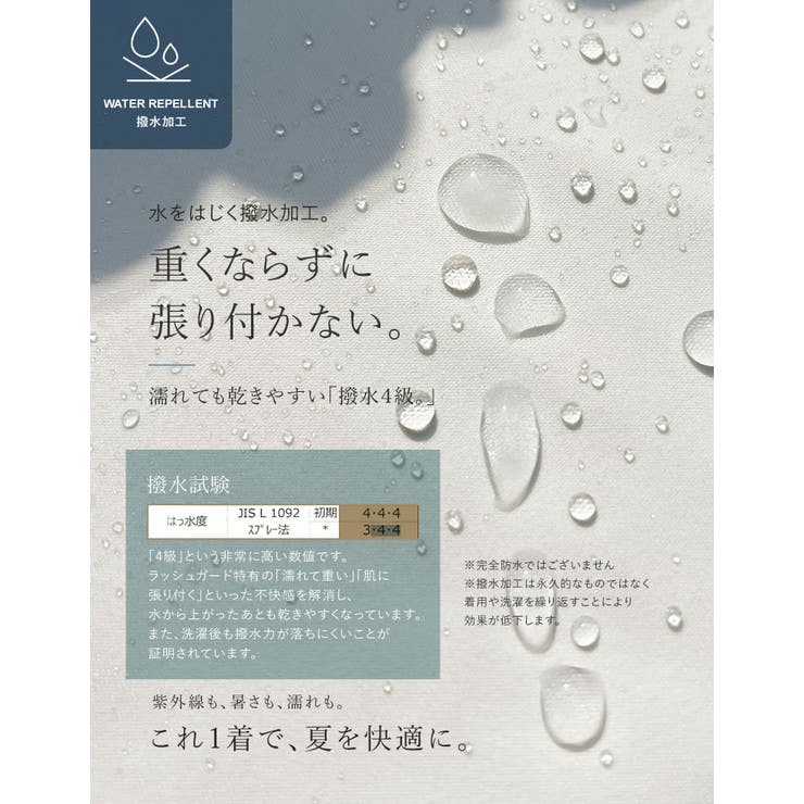 [UVカット最大99 7％][遮熱最大50％][UPF50+][接触冷感][水陸… | Re:EDIT | 詳細画像8 