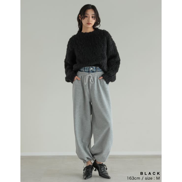[TREND ITEM COLLECTION]ウェーブブラッシュシャギーニットト… | Re:EDIT | 詳細画像11 
