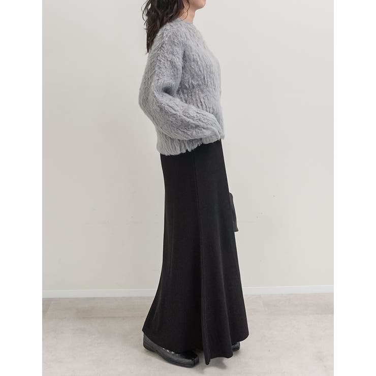 [TREND ITEM COLLECTION]ウェーブブラッシュシャギーニットト… | Re:EDIT | 詳細画像27 