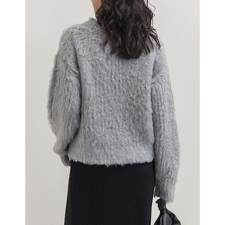 [TREND ITEM COLLECTION]ウェーブブラッシュシャギーニットト… | Re:EDIT | 詳細画像28 