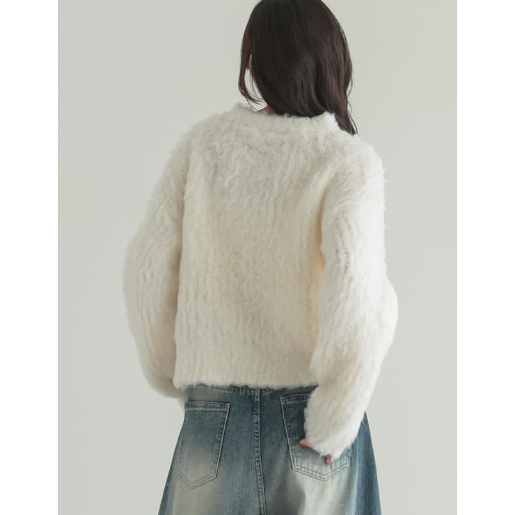 [TREND ITEM COLLECTION]ウェーブブラッシュシャギーニットト… | Re:EDIT | 詳細画像31 