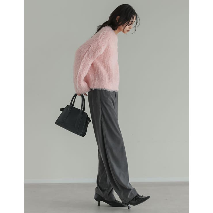 [TREND ITEM COLLECTION]ウェーブブラッシュシャギーニットト… | Re:EDIT | 詳細画像33 