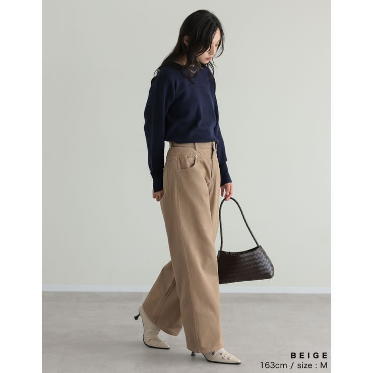 [2026AW COLLECTION][低身長 高身長サイズ有]ダブルウエストワ… | Re:EDIT | 詳細画像12 