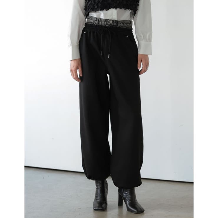 [2026AW COLLECTION][低身長 高身長サイズ有]2WAYデニムレ… | Re:EDIT | 詳細画像4 