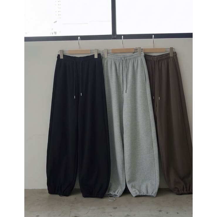 [2026AW COLLECTION]裾コードドロストイージースウェットパンツ | Re:EDIT | 詳細画像2 