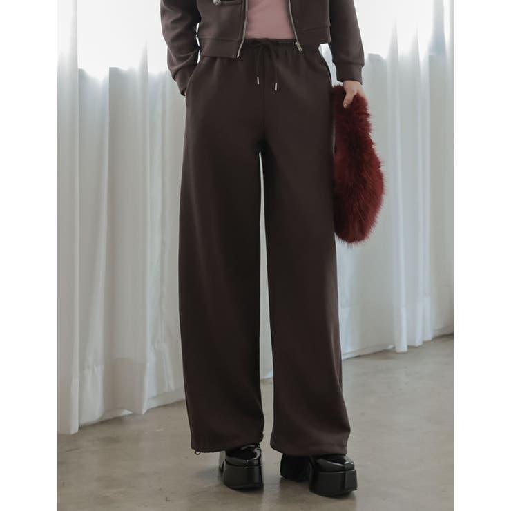 [2026AW COLLECTION]裾コードドロストイージースウェットパンツ | Re:EDIT | 詳細画像9 