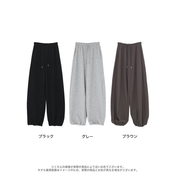 [2026AW COLLECTION]裾コードドロストイージースウェットパンツ | Re:EDIT | 詳細画像18 