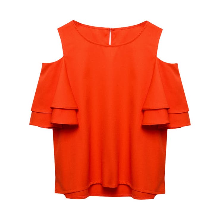 【✨新品✨】ERADIE◎ターネックオープンショルダーブラウス ドロストリボンオープンショルダーサテンブラウス | レディース