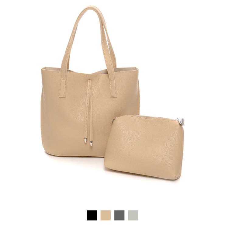 2点SET バッグトートバッグ ポーチ[品番：GS000012380]｜Re:EDIT