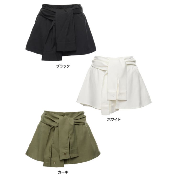 スカート風ショートパンツ3色 | ecrea