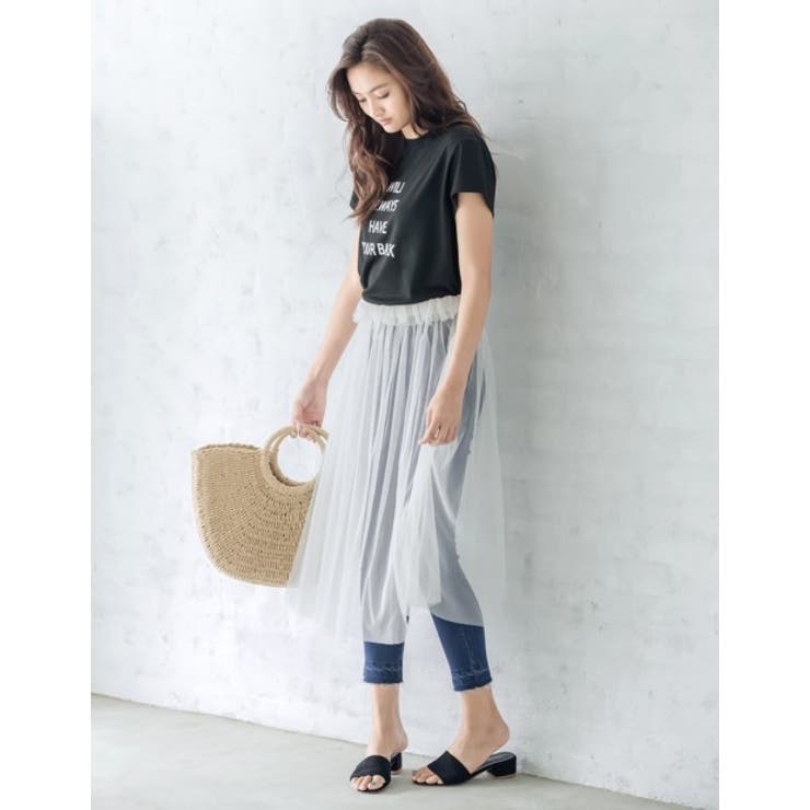 スタイリングを今年らしく変える レイヤードチュールスカート ウエストゴム チュール 品番 Gs Re Edit リエディ のレディースファッション通販 Shoplist ショップリスト