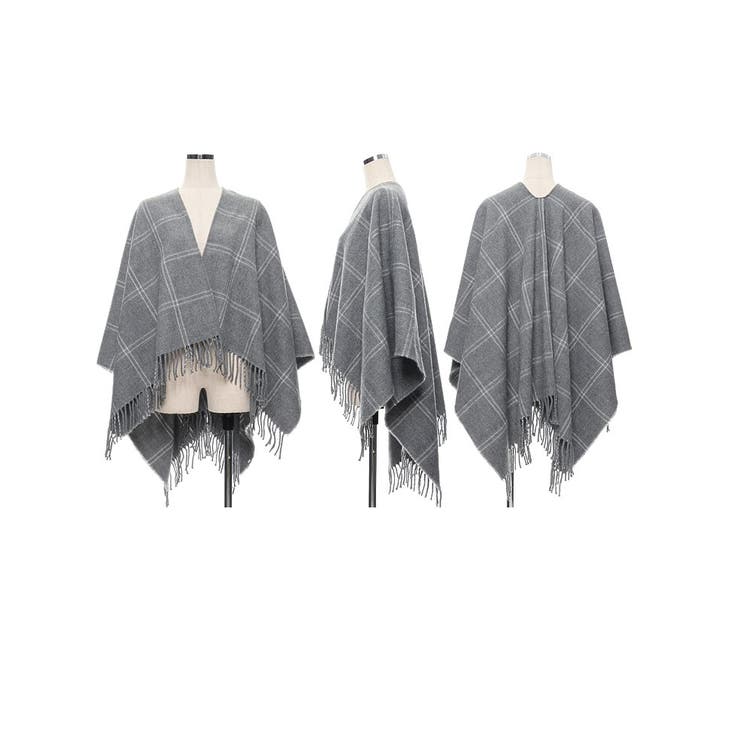 秋冬のコーデに存在感をプラスできる優秀ITEM ポンチョ ストール | Re:EDIT | 詳細画像19 