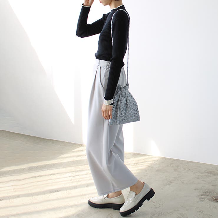 キレイ見え！ストレッチタックワイドパンツ | GeeRA | 詳細画像21 