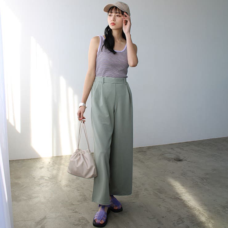 キレイ見え！ストレッチタックワイドパンツ | GeeRA | 詳細画像41 