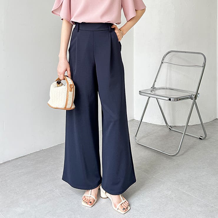 キレイ見え！ストレッチタックワイドパンツ | GeeRA | 詳細画像22 