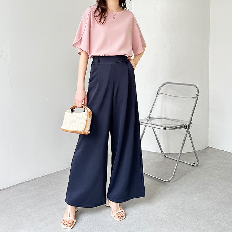 キレイ見え！ストレッチタックワイドパンツ | GeeRA | 詳細画像23 