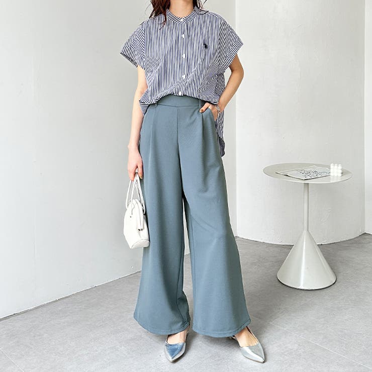 キレイ見え！ストレッチタックワイドパンツ | GeeRA | 詳細画像34 