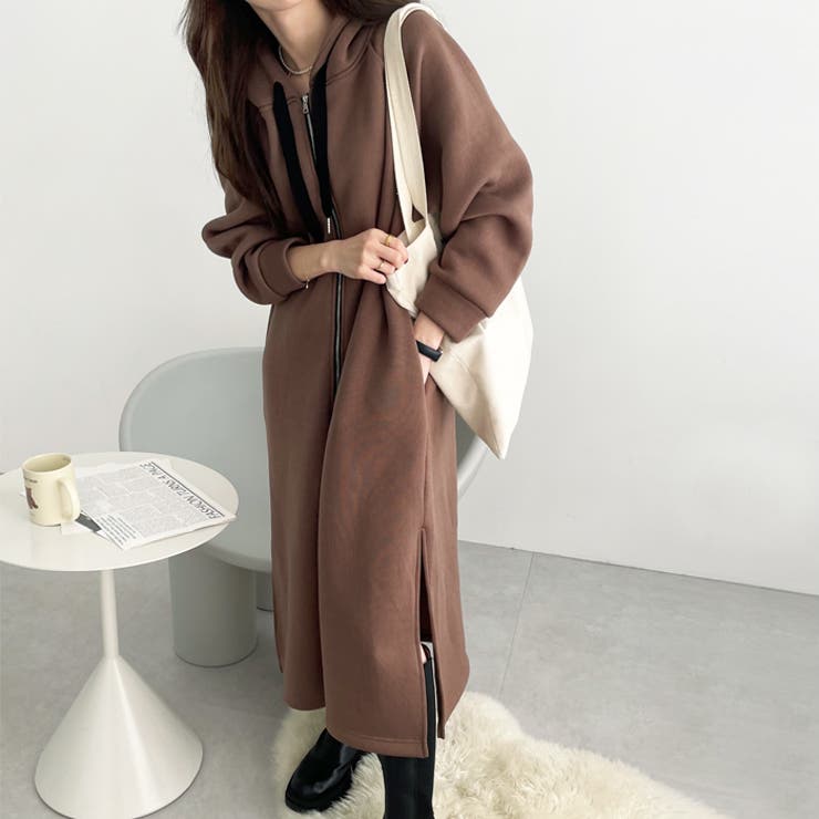 裏起毛ロングパーカーコート[品番：GERW0000014]｜GeeRA（ジーラ）のレディースファッション通販｜SHOPLIST（ショップリスト）