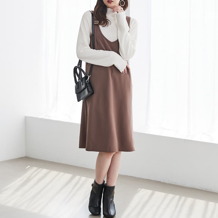 モカ(ミディ丈) | 上品ジャンパースカート | GeeRA