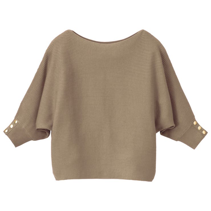 袖ボタン付ドルマンニットトップス | GeeRA | 詳細画像65 