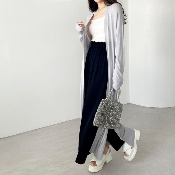 機能付ロングニットカーディガン 接触冷感 UV対策 抗菌防臭 夏服 | GeeRA | 詳細画像27 