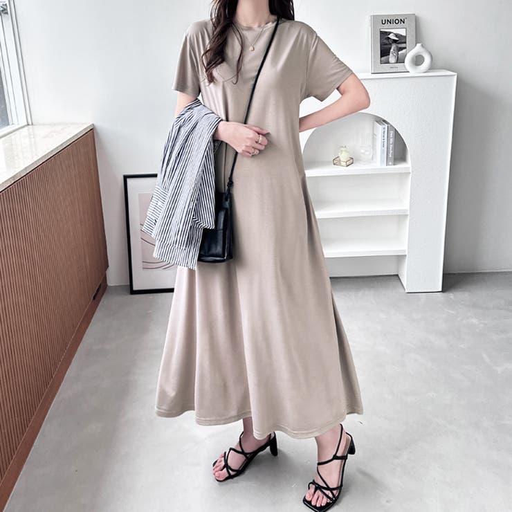 フレアーシルエットロングワンピース | GeeRA | 詳細画像37 