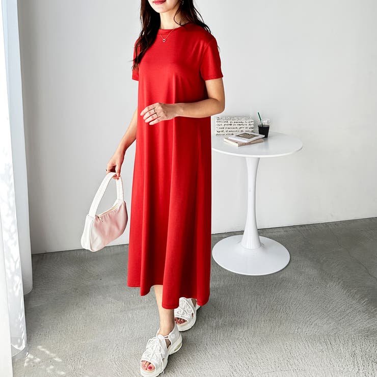 フレアーシルエットロングワンピース | GeeRA | 詳細画像4 