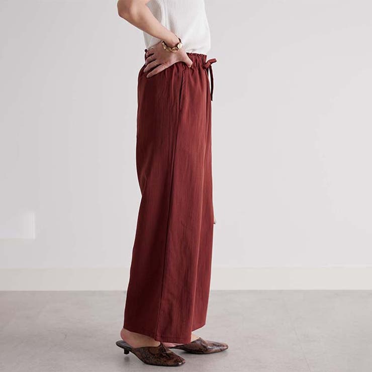 麻入りリラックスワイドパンツ | GeeRA | 詳細画像62 