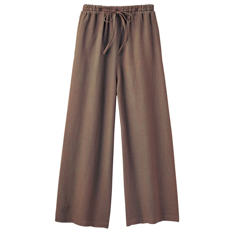 麻入りリラックスワイドパンツ | GeeRA | 詳細画像77 