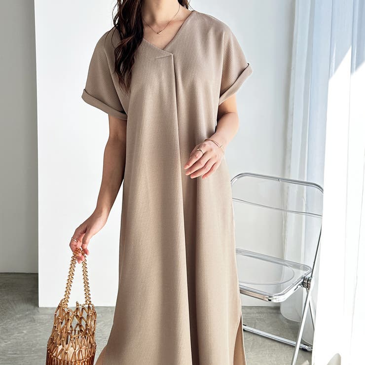 ひんやり快適！ジャカードスキッパーワンピース | GeeRA | 詳細画像32 